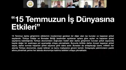 Selçuk Üniversitesinde 15 Temmuz’un olumsuz etkileri anlatıldı